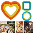 thumbnail image 2 of Green+Orange Kids Sandwich Cutter Bread Mold Cute Sandwich Cutter Perfect For Y8 Q1G9, 2 of 9