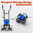thumbnail image 4 of ANLIBATT 18 Inch Electric Tiller Cultivator Corded 15 Amp 6 Steel Tines, Garden Rototiller for Soil Digging with Adjustable Wheels for Lawn Soil, 4 of 6