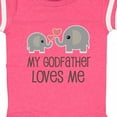thumbnail image 4 of Inktastic My Godfather Loves Me Godson Boys or Girls Baby Bodysuit, 4 of 5
