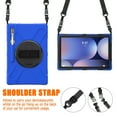 thumbnail image 5 of For Samsung Galaxy Tab S10 Ultra/S9 Ultra/S8 Ultra Case 14.6 inch SM-X920/SM-X910/SM-X900, 360 Hand Strap, Shoulder Strap, Kickstand, Rugged Drop Protection, Blue, 5 of 7