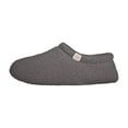 thumbnail image 5 of Daznico Womenâs Fuzzy Slippers Non- Winter House Shoes with Moon & Star Print, Cozy Plush Comfort Thick Sole Indoor,Color:Grey,Size:7.5, 5 of 6