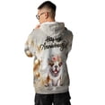 thumbnail image 5 of Happy Anniversary Bulldog Celebrates Wedding Love Family Party All Over Print 3D Hoodie Unisex Merch Hoodies Dog Lover Gifts Idea - 01015, 5 of 6