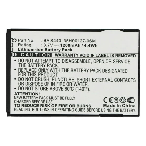 Batteries N Accessories BNA-WB-L3261 Cell Phone Battery - Li-Ion, 3.7V, 1000 mAh, Ultra High Capacity Battery - Replacement for DOPOD 35H00127-02M Battery