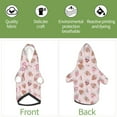 thumbnail image 6 of Honeii Strawberry Cake Print Small Dog Hoodies Pet Hooded Sweatshirts Fall Winter Puppy Cat Sweaters Warm Clothes for Small Dogs Outfits Costume-X-Large, 6 of 7