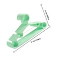 thumbnail image 2 of OULII 50Pcs Adorable Design White Plastic Hangers for Baby Clothes Hangers, 2 of 8