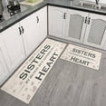 thumbnail image 4 of Effortless Style, Easy Cleaning: 2-Piece Farmhouse Kitchen Rug Set - Non-Slip, Washable, Super Absorbent Microfiber Mats (17x47 & 17x30) - Your Perfect Kitchen Companion, 4 of 7