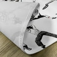 thumbnail image 5 of Ambesonne Sketch Place Mats Set of 4, Various Sports Athletes, Standard Size, Black White, 5 of 6