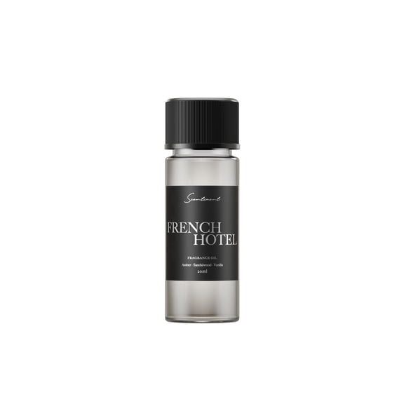 Scentiment French Hotel Diffuser Oil – 20ml | Aromatherapy Home Fragrance | Notes of Amber, Sandalwood, Vanilla & Rose | Luxury Hotel-Inspired Scent