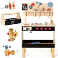 thumbnail image 1 of Banco de herramientas para niños Par Pear Wooden Toys 2 en 1 con caja de herramientas 3+, 1 of 7
