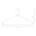 thumbnail image 2 of Unique Bargains Plastic Space Saving Clothes Hangers 20 Pcs White, 2 of 6