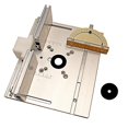 thumbnail image 2 of Router Table Insert Plate W/miter Gau For Benches Table Saw Functal Trimmer Eng, 2 of 4