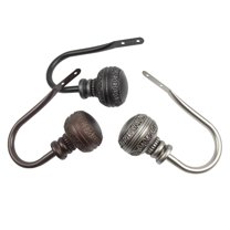 Siena Curtain Holdback Pair in Satin Nickel