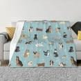 thumbnail image 1 of Fotbe Dog Pets Manta de Franela con Estampado, Manta Ultrasuave para Cama, Sofá, Auto, Hipoalergénica y Antibolitas-50"x40", 1 of 6