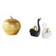 thumbnail image 1 of Escultura moderna de resina con forma de fruta y cisne, adorno artístico para mesa, estantería, comedor, dormitorio, oficina, entrada., 1 of 8