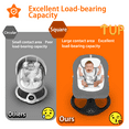 thumbnail image 4 of G TALECO GEAR Baby Swings for Infants, Electric Swing for Baby 0-12 Month, Indoor Baby Swing for Newborn Girl Boy, Gray, 4 of 9