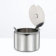 thumbnail image 2 of 1 Set Square Stainless Steel Condiments Containers For Kitchen Use, 2 of 8