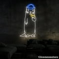 thumbnail image 4 of Glowneon Otter Detective Neon Sign, Otter Neon Sign, Animal Neon Light, Nursery Room Decor, 4 of 5