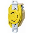 thumbnail image 1 of Receptáculo Empotrado de Grado Marino con Bloqueo Giratorio Hubbell 30A 125V, 1 of 1