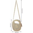 thumbnail image 2 of Handwoven Crossbody Summer Beach Shoulder Handbag For Women Crochet Woven Purse Bag Tassel, 2 of 5
