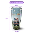 thumbnail image 5 of Happy Easter British Shorthair American Flag Truck 30oz Stainless Steel Tumbler Insulated Cup with Lid Cat Lover Kitten Owner Gifts - 03001, 5 of 5