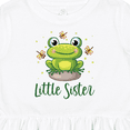 thumbnail image 4 of Inktastic Little Sister Frog Girls Toddler Dress, 4 of 5