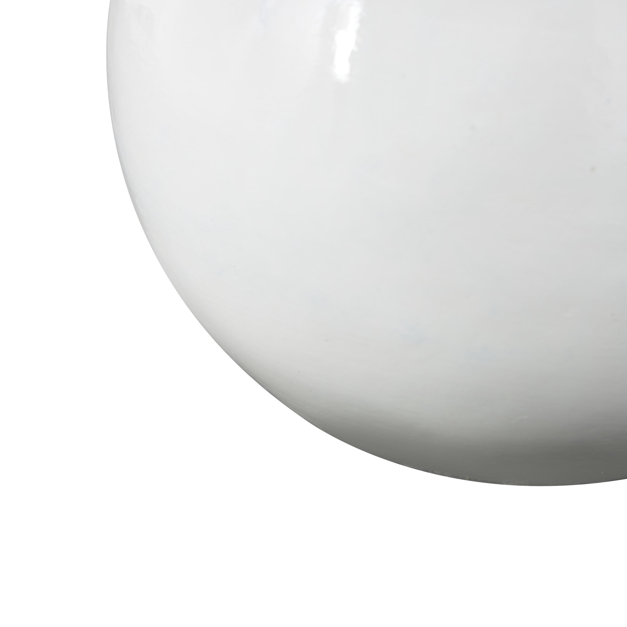 DecMode 11" Jug Inspired White Ceramic Vase with Rattan Wrapped Handle