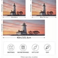 thumbnail image 4 of GZHJMY Lighthouse Satin Pillowcase, Soft Breathable Silk Pillow Case with Envelope Closure for Hair and Skin, King Size 40 x 20 Inch Home Decor, 4 of 7