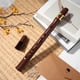 thumbnail image 4 of Mini saxofón de 8 orificios con abrazadera de boquilla contralto Tablas de dedos de lengüeta (marrón) Tmvgtek Deportes Acuáticos, 4 of 7
