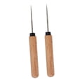 thumbnail image 2 of HILABEE 2 Pieces Leather Sewing Awl Needle Compact for Crochet Repairing Making Hole, 2 of 9