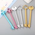 thumbnail image 2 of 5Pcs Creative Retro Key Shape Gel Pen Student Writing Stationery Office Supplies, 2 of 7