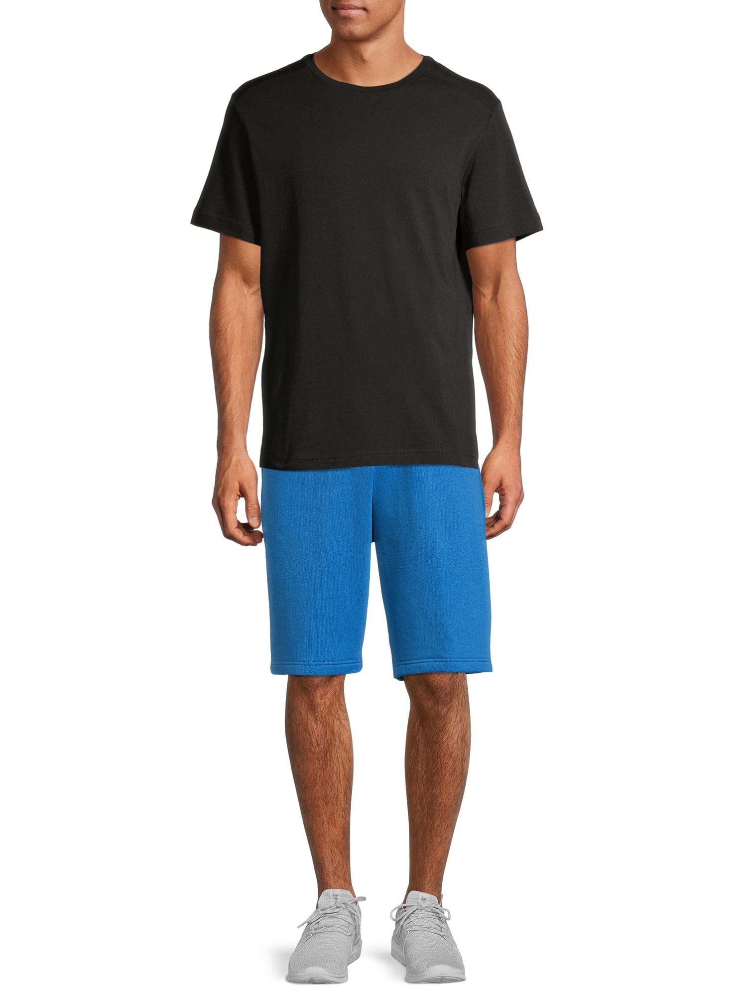 Athletic Works Men's and Big Men's Active Fleece Short, up to Size 5XL