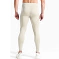 thumbnail image 3 of FRSASU Collants de Course Thermiques pour Hommes Leggings de Compression d'Entraînement Pantalons de Cyclisme pour Hommes Randonnée Jogging Beige, 3 of 4