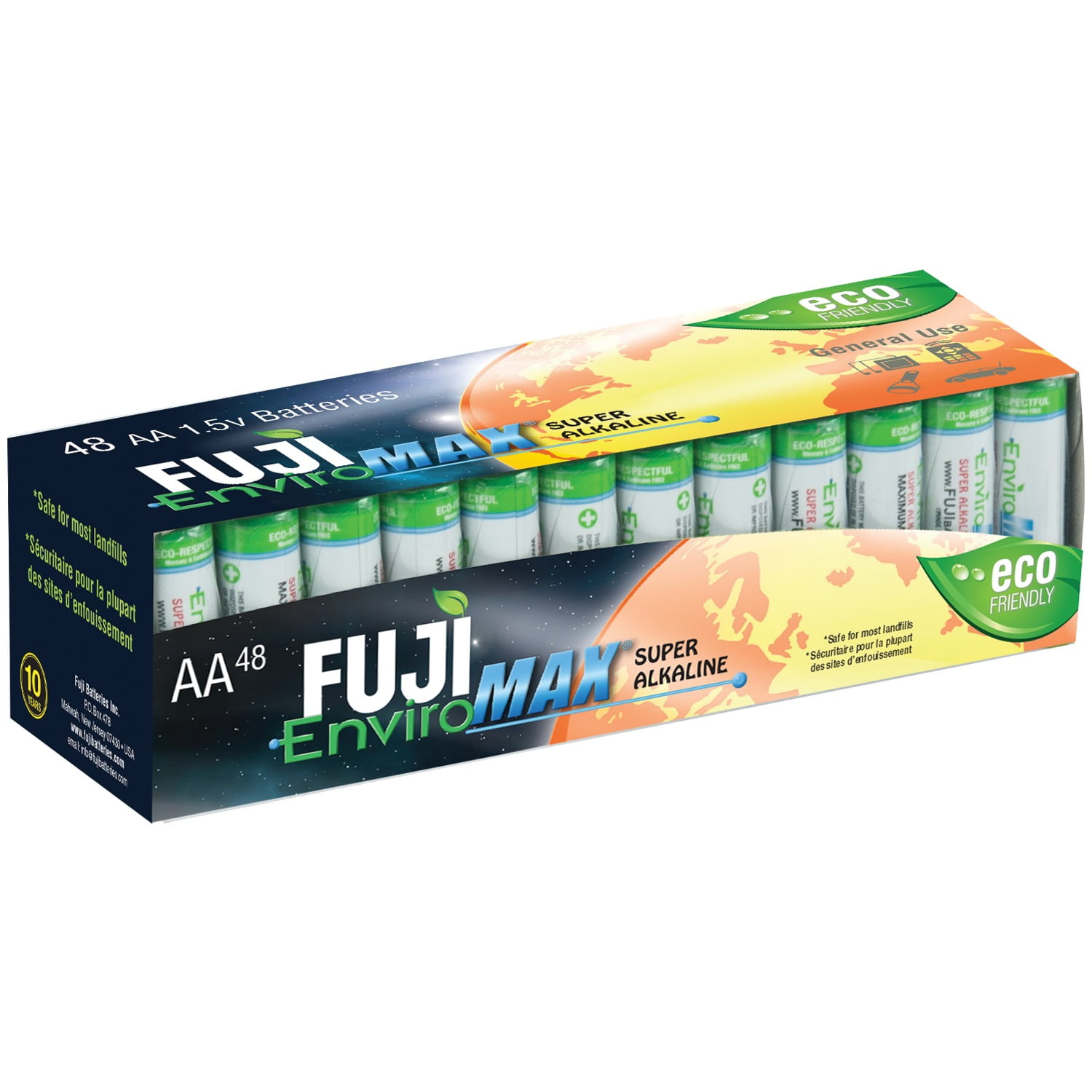 Fuji Batteries 4300SP48 EnviroMax AA Digital Alkaline Batteries (48 pk