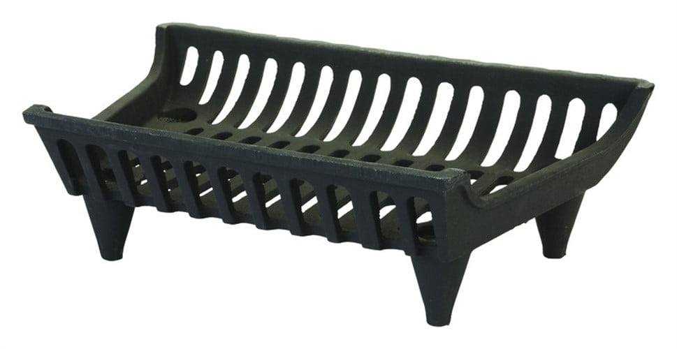 Vestal Black Painted Cast Iron Fireplace Grate