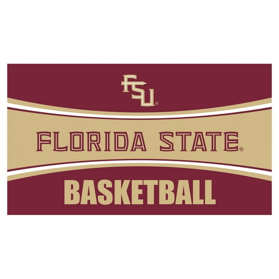 Florida State Seminoles 28" x 16" Basketball Trapper Door Mat