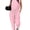 Pink, variant on Czanzd Women's Backless Athletic Jumpsuit Wide Leg Sleeveless Romper with Pockets,Pink,S