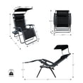 thumbnail image 2 of Pemberly Row Oversized Chair with Sunshade in Black, 2 of 6