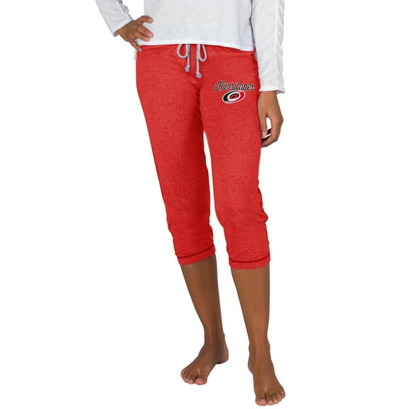 Women's Red Carolina Hurricanes Quest Knit Capri Pants
