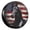 American Flag Dark Horse 02, variant on KAKALAD Lake Forests Campfire 04 Spare Tire Cover Universal Vehicle Accessories Buckle Car Tools 14”in