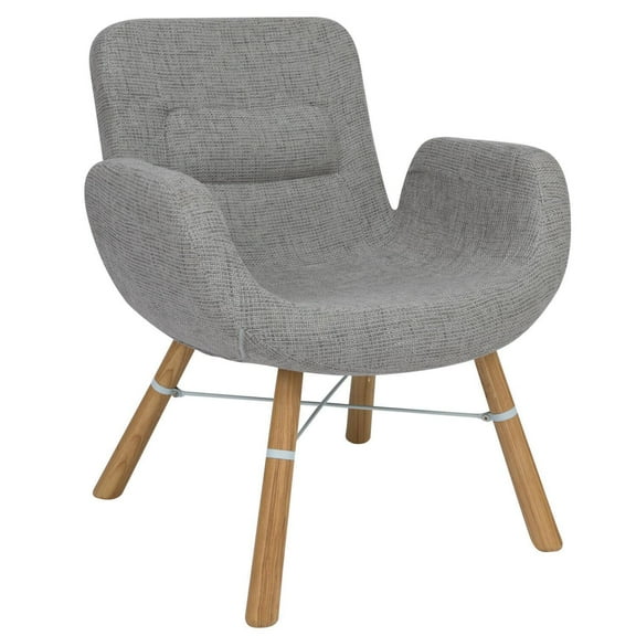 Accent Chair - Modern Armchair with Wooden Legs - Living Room Chair - Stylish Home Decor