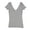 Grey - gray, variant on BDG Womens Solid Basic T-Shirt, Grey, X-Small