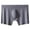 Light Grey, variant on zeranth Men Thin Boxers Seamless See-through Soft Solid Color Mid Waist Ice Silk U Convex Soft Plus Size Elastic Quick Dry Moisture-wicking Men Underpants Underwear