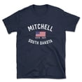 thumbnail image 1 of Mitchell South Dakota Patriot Men's Cotton T-Shirt, 1 of 1