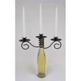 thumbnail image 1 of Metrotex Designs 21059 Three Taper Candleholder Bottle Topper- Black Meteor Finish, 1 of 1