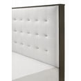 thumbnail image 5 of 1pc Stylish Contemporary Upholstered Full Size Panel Bed with Button Tufting and Dark Gray Finish, 5 of 6