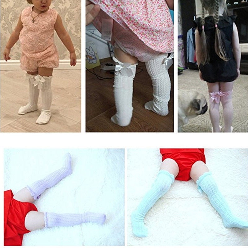 baby girl knee high socks