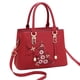 thumbnail image 1 of Bolso de hombro para mujer de mediana edad, bolso de mano con correa extraíble y bolsillos, bolso de mamá Rojo, 1 of 9