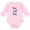 AD-Pink, variant on Zebra Cute Safari Animal Girls Long Sleeve Baby Bodysuit