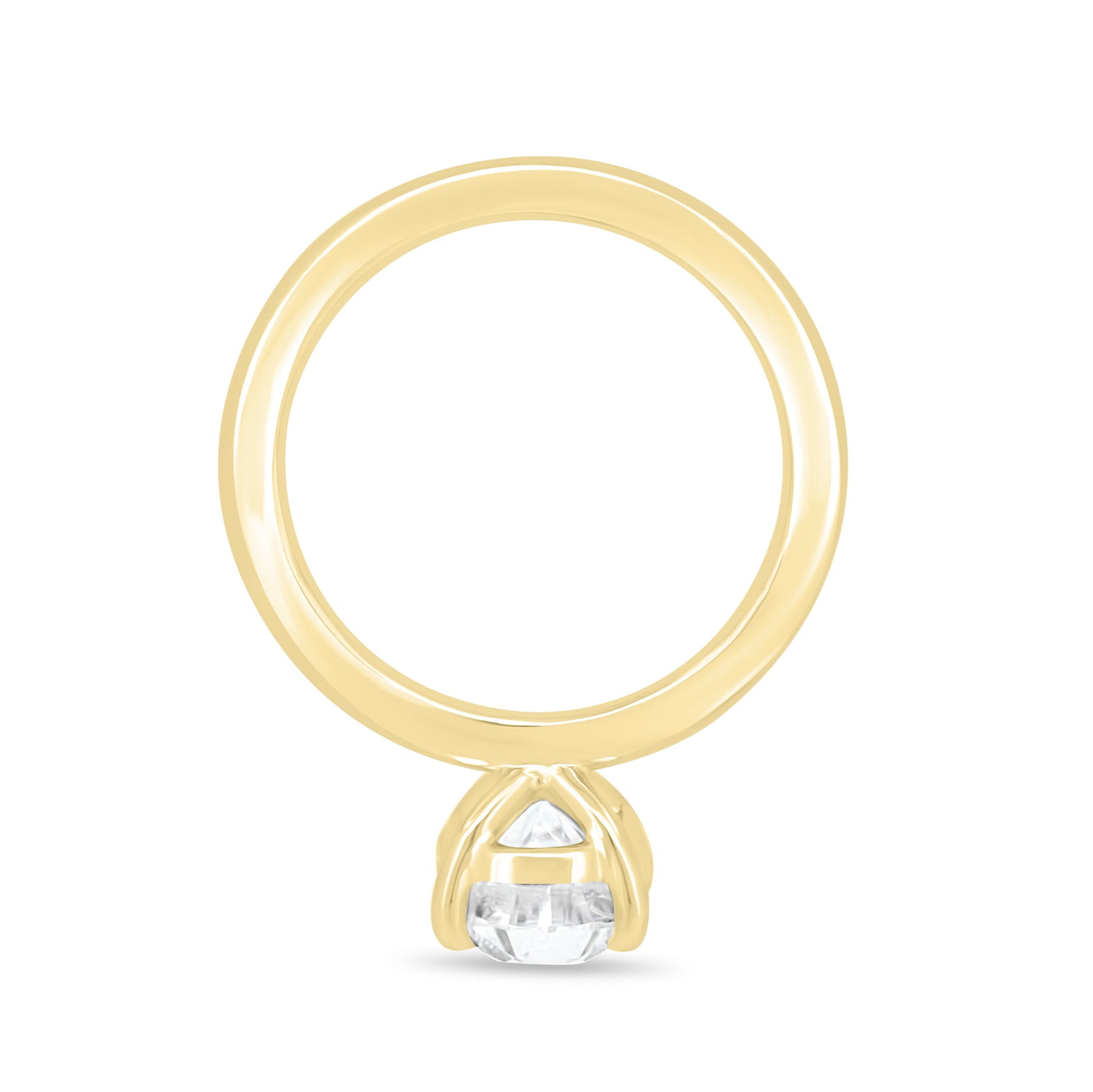 ESTE ORIGIN 2ct Oval Moissanite Diamond Engagement Ring in 14K Yellow Gold Wedding Ring for Women 5.5.