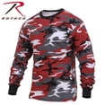 thumbnail image 1 of Rothco Long Sleeve Colored Camo T-Shirt - Red Camo, 1 of 2